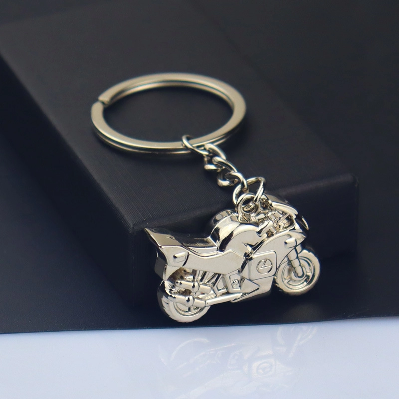 Llavero Metalico en forma de Motocicleta, tamaño 35 x 20 x 10 mm