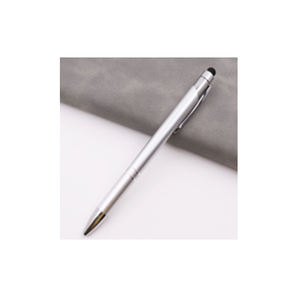 Boligrafo Metalico Serbia, con touch, de 14.7 cmts de largo
