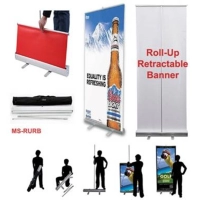 Porta Banner Retractil, de 60 x 120, 80 x 200 o 120 x 200 cmts