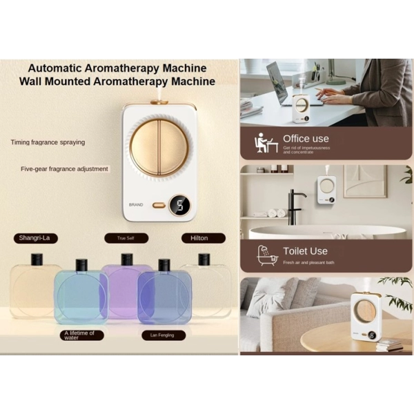 Maquina Automatica de Aromaterapia, 50 ml, en ABS