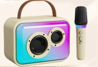 Parlante Inalambrico con Microfono, en ABS, 17.5 x 15 x 22 cmts