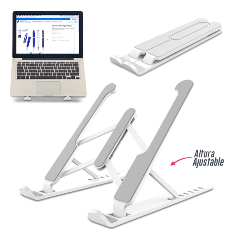 Stand para PC en ABS, con medida 26.5 x 6 x 2 cmts