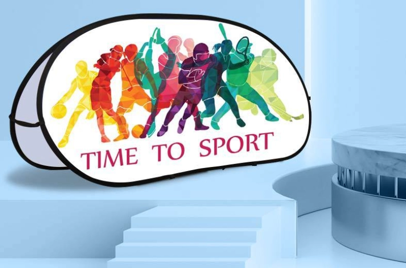 Valle Publicitaria en tela elastica con marco, tamaño 2.00 x 1.00 mts