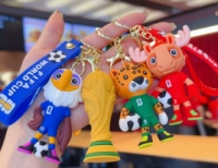 Llavero de Figuras en silicona alusivas al Futbol, en PVC