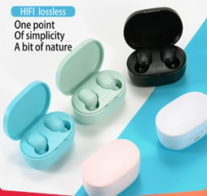 Audifonos Bluetooth, version 5.3, en PC + ABS, 62 x 42 x 27 mm