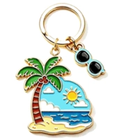 Llavero Metalico con Charms
