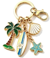 Llavero Metalico con Charms