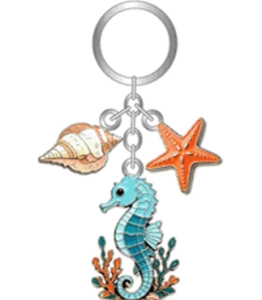 Llavero Metalico con Charms