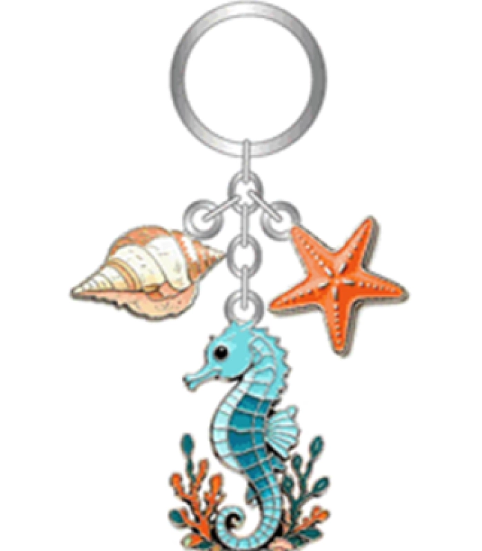 Llavero Metalico con Charms