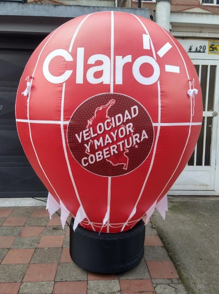 Dummy Inflable Estatico Globo Claro