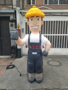 Dummy Inflable Estatico Personaje