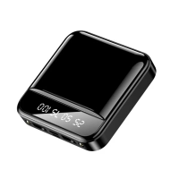 Power Bank Kin, bateria externa de 10.000 mAh, tamaño 8 x 8 x 2.2 cmts