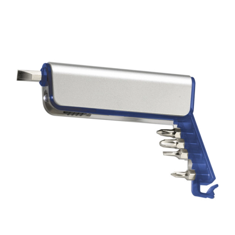 Herramientero Largo, set de 6 destornilladores con linterna LED, 10 x 3.2 x 1.7 cmts