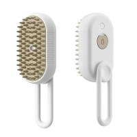 Cepillo Steam para Mascotas, con salida a vapor y carga de agua, 12x6.5x4.5