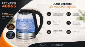 Hervidor Hamilton Beach, de 1500 W de capacidad