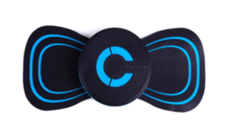 Masajeador Cervical Parche, diametro 5.7 cm, grosor 1.8 cm, no necesita baterias.