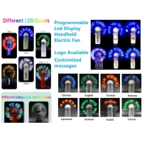Ventilador Portatil con Mensaje en LED