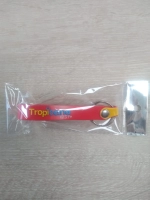 Manilla Llavero Microinyectado, con logo en alto relieve.