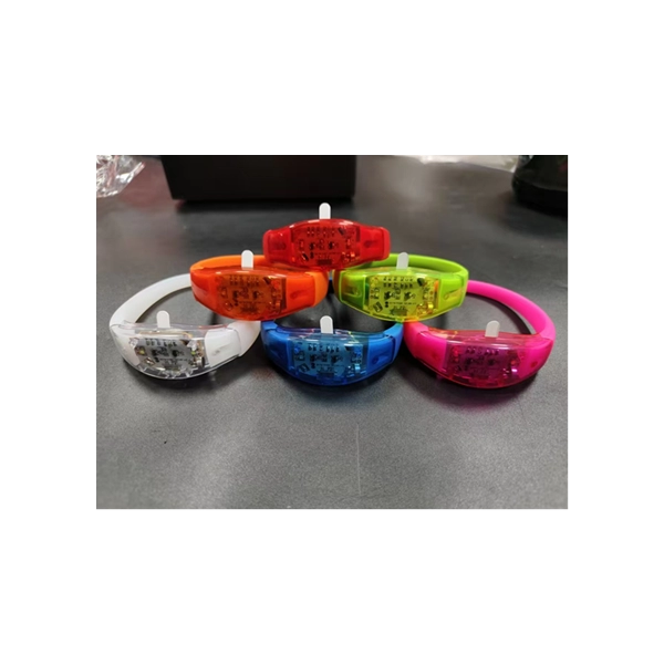 Manilla o Brazalete LED elaborado en Silicona, con Control de Voz