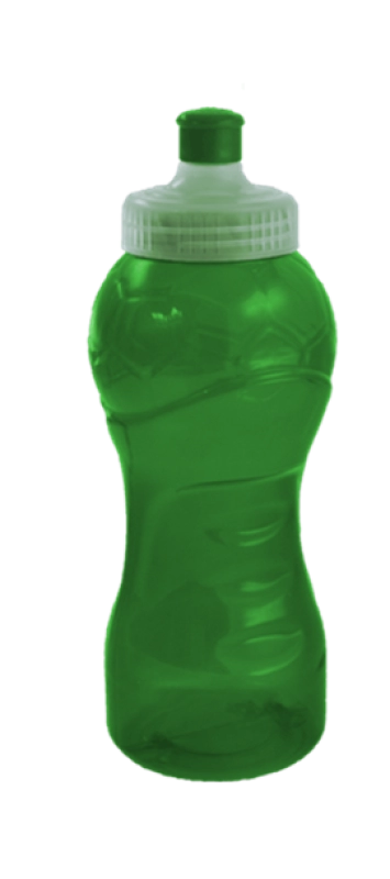 Botilito Balon, de 630 ml, 21 onzas,  tapa Push-üll. 21 x 8.1 cmts, en PVC/PP