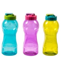 Botilito Balon, de 630 ml, 21 onzas,  tapa Dispensadora. 21 x 8.1 cmts, en PVC/PP