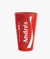 Vaso de 20 onzas, 591 ml, 14.6 alto,  9.4 cmts diametro, sin tapa