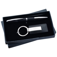 Set de Regalo en Caja con Llavero y Boligrafo