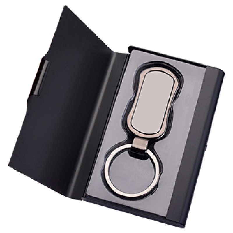 Set de Regalo, Portatarjetas y Llavero dentro