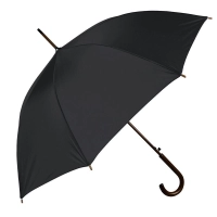 Paraguas Madera Automático de 27”, mango curvo.