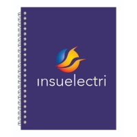 Cuaderno Argollado Pasta Dura, tamaño 23 x 25 cmts