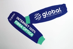 Manga Capri, para taxista, en franela de algodon poliester, puño en riz, 40 x 15 cm