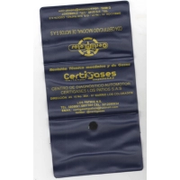 PortaDocumentos Triple para Soat del Carro, en plastico con broche, de 23 x 11 cmts