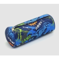 Cartuchera Cilindrica Haifa, sublimada, en lona, de 25 x 7 cmts