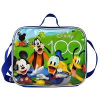 Lonchera Inflantil Doral, con bolsillos internos, forro y espuma, 25x20x10 cm