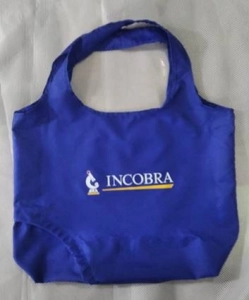 Bolso Recogible Bali que se guarda en su bolsillo, en lona, 38 x 45 x 10 cmts,