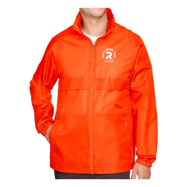 Chaqueta Freedom, con capucha, en poliester antifluido, con forro interno