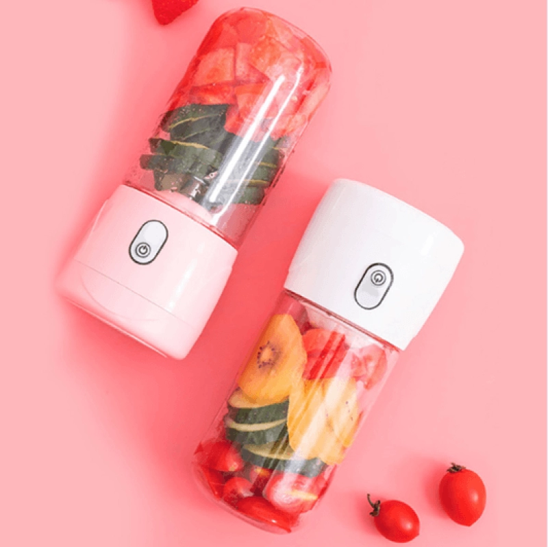 Exprimidor de Citricos con  4 cuchillas, 410 ml, recargable USB