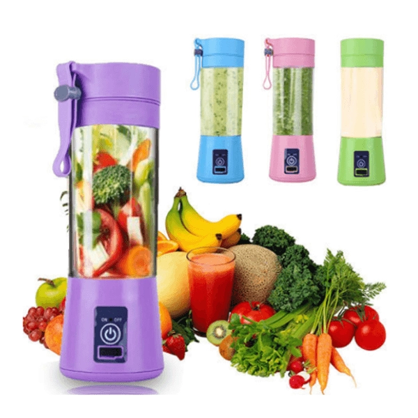 Exprimidor de Citricos, 380 ml, recargable USB