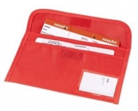 Portadocumentos Montana, en lona, con solapa y velcro, 3 bolsillos, 27.5 x 14 cmt