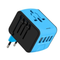 Adaptador para Viajes con multiples Conectores, 5 x 5 x 6.5 cmts