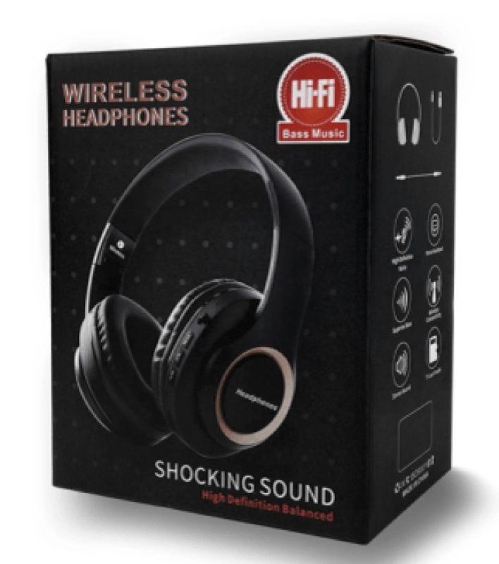 Audifonos Bluetooth, version 5.3, con radio FM