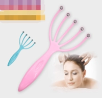 Masajeador de Cabeza, en silicona, de 11 x 16 cmts