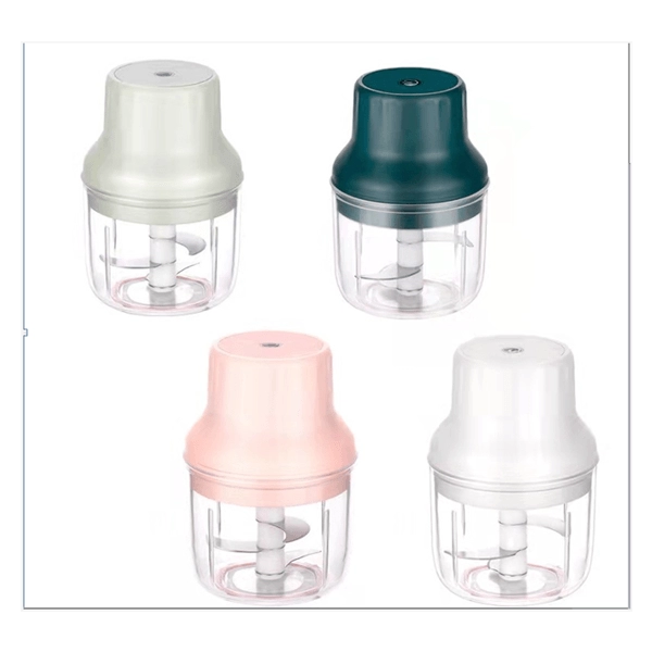 Picador Electronico de Ajo, 250 ml, recargable con USB