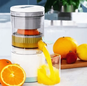 Exprimidor de Citricos, 400 ml, Recargable USB 1600 mAh