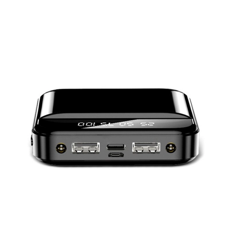 Power Bank Kin, 10.000 mAh, con indicador LED de carga, 8 x 8 x 2.2 cmts