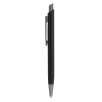 Boligrafo metalico retractil, acabado mate