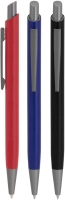 Boligrafo metalico retractil, acabado mate