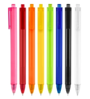 Boligrafo plastico Retractil mate de 14.3 cmts