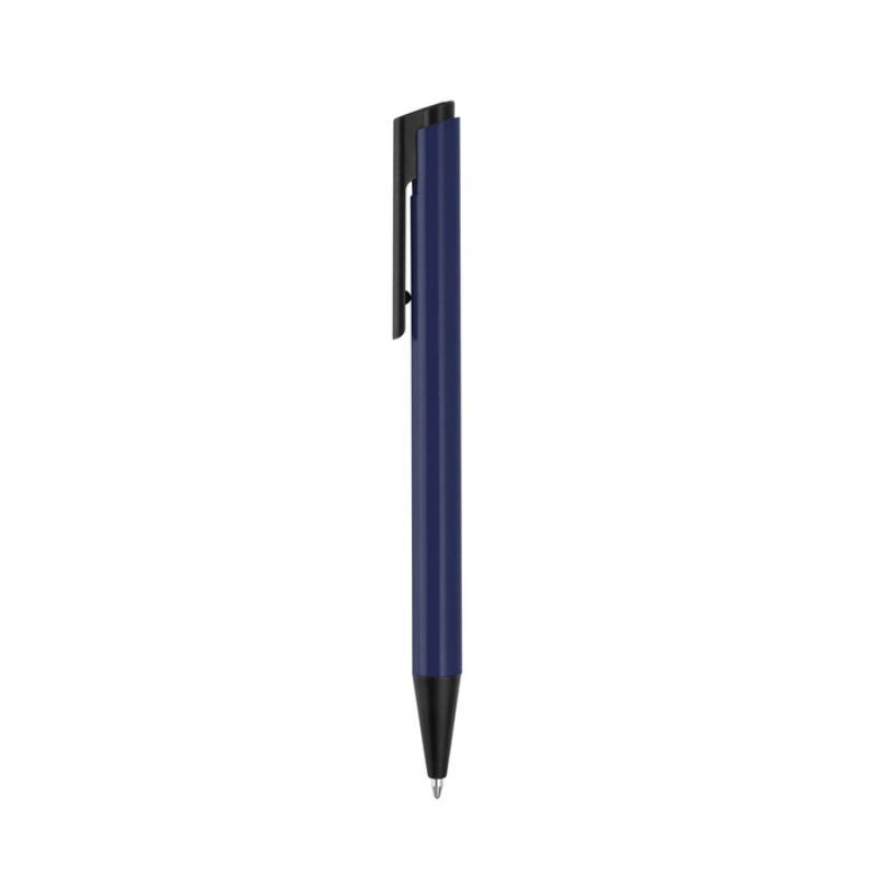 Boligrafo retractil en aluminio y ABS, de 14 cmts