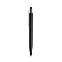 Boligrafo Retractil plastico, clip transparente, de 14 cmts